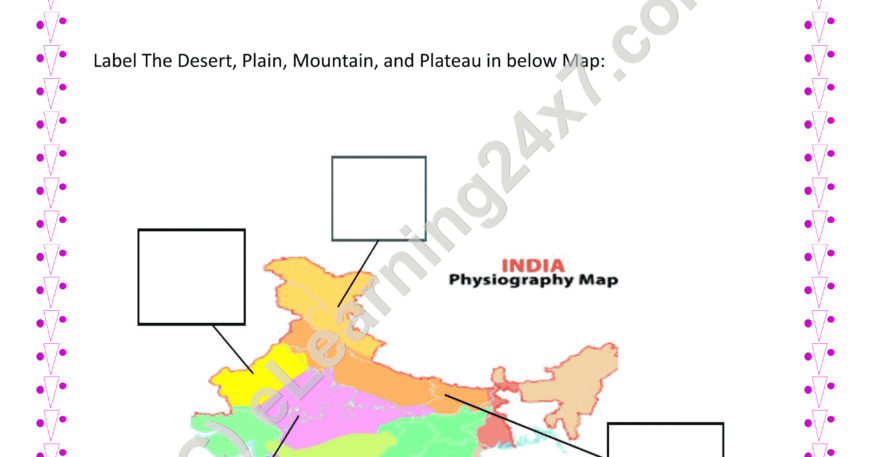 Desert, Plataeu & Ghats : Label