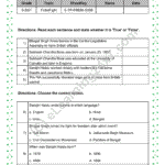 Freedom fighters of India mock test papers for grade 5 social science (SST)