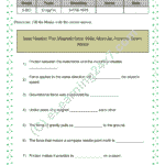 Grade 5, Science, Work Force Energy - Fill The Blanks, printable PDF, instant download
