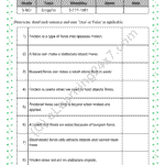 Grade 5, Science, Work Force Energy - True Or False, printable PDF, instant download