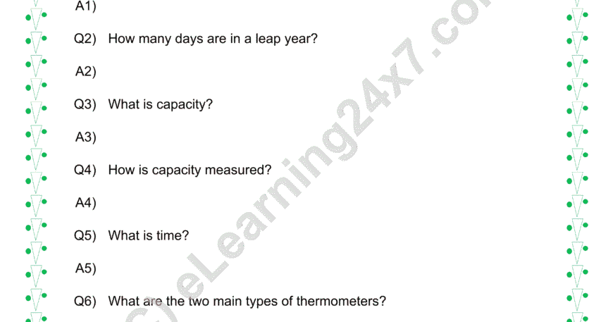 Measurements : Q & A