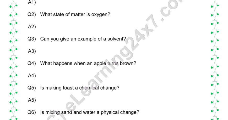 State Of Matter : Q & A