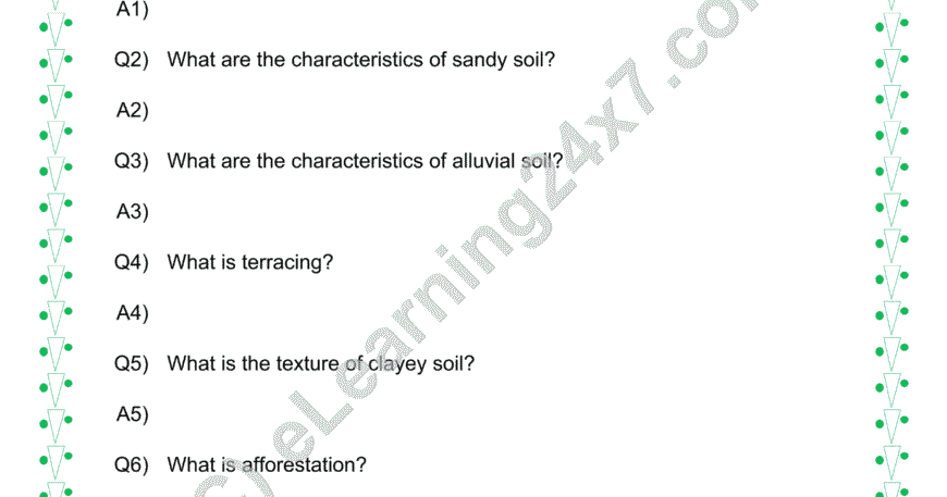 Soil Type & Erosion : Q & A