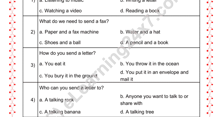 Personal Communication : MCQs