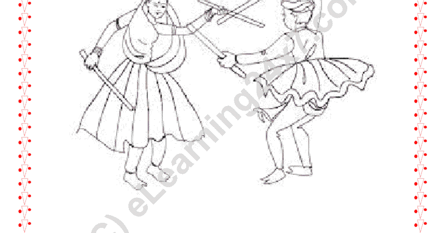 Grade 2, EVS, Festivals - Color The Image, printable PDF, instant download