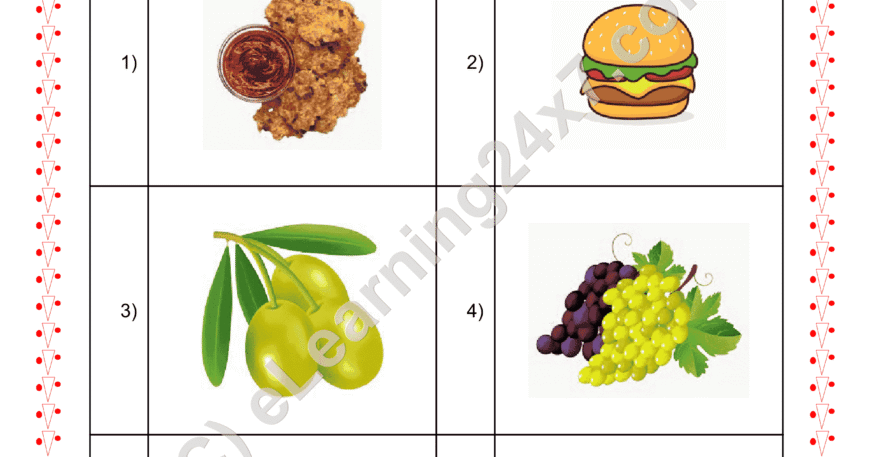 Grade 2, EVS, Food - Circle Protective Foods, printable PDF, instant download