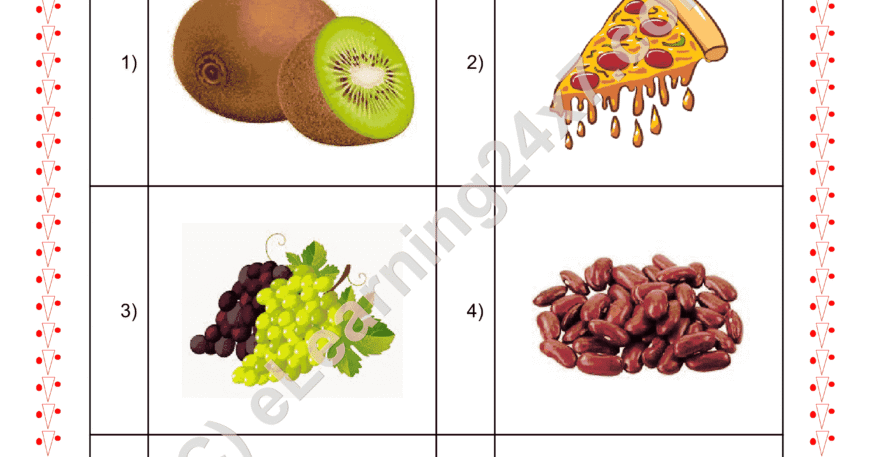 Grade 2, EVS, Food - Circle Food Eaten Raw, printable PDF, instant download