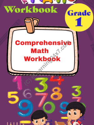 Grade 1, Maths - Comprehensive Workbook, table of contents, printable PDF, instant download