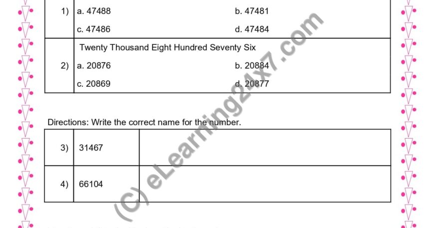 Fractions Mock Test Paper