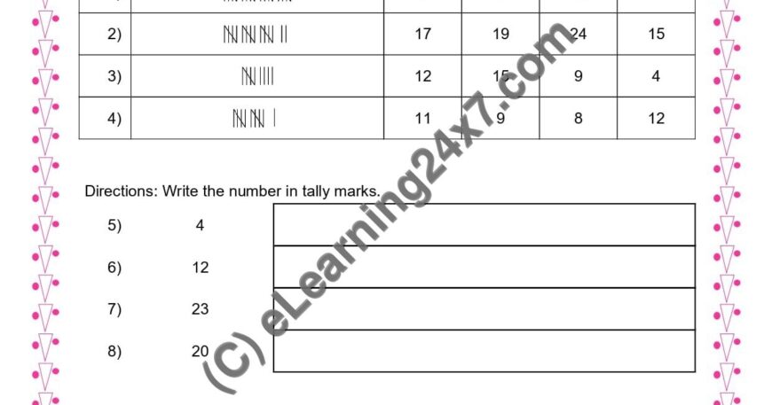 Grade 3, Maths - Roman Number Mock Test Paper, printable PDF, instant download